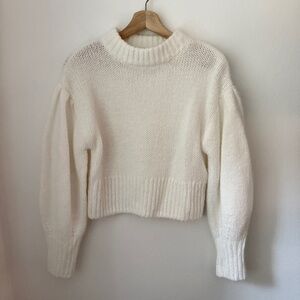 H&M Knit Puff Sleeve sweater